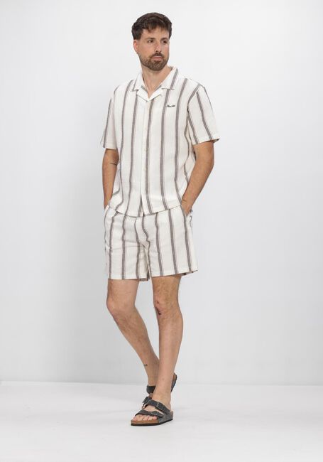 Mehrfarbige/Bunte PURE PATH Casual-Oberhemd STRIPED SHORTSLEEVED SHIRT - large