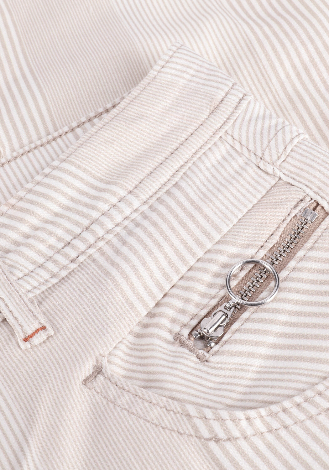 Sand MOS MOSH Slim fit jeans NELLY FEATHER STRIPE PANTS - large