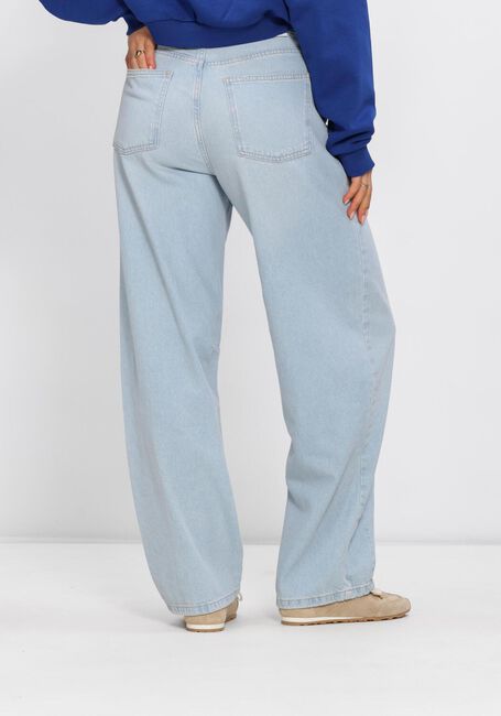 Hellblau ALIX THE LABEL Wide jeans LADIES WOVEN FLOWY DENIM PANTS - large