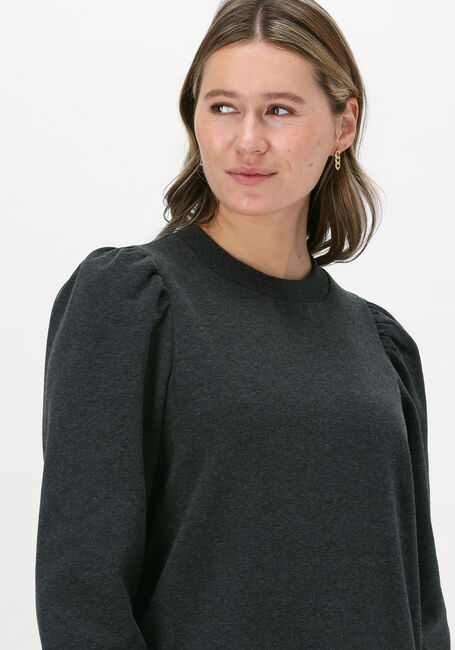 Schwarze SECOND FEMALE Minikleid CARMELLO SWEAT CREW NECK DRESS - large