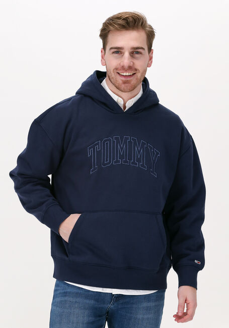 Dunkelblau TOMMY JEANS Sweatshirt TJM COLLEGE WASH HOODIE - large
