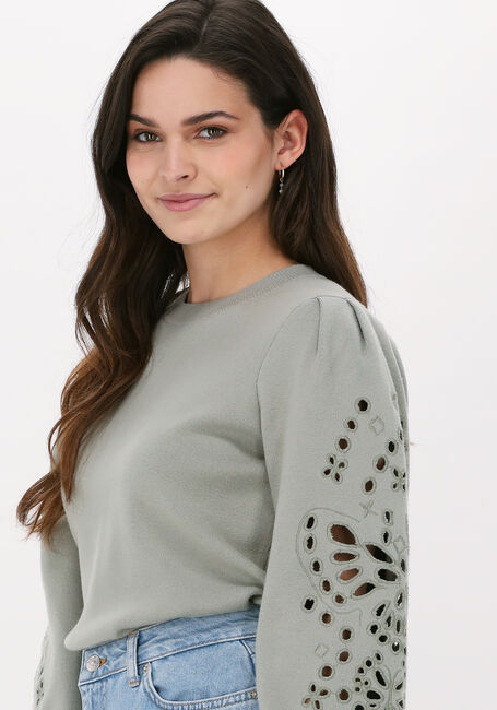 Grüne OBJECT Pullover REYNARD LS KNIT PULLOVER - large