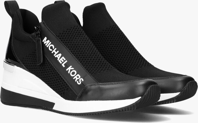 Schwarze MICHAEL KORS Sneaker high WILLIS WEDGE TRAINER - large
