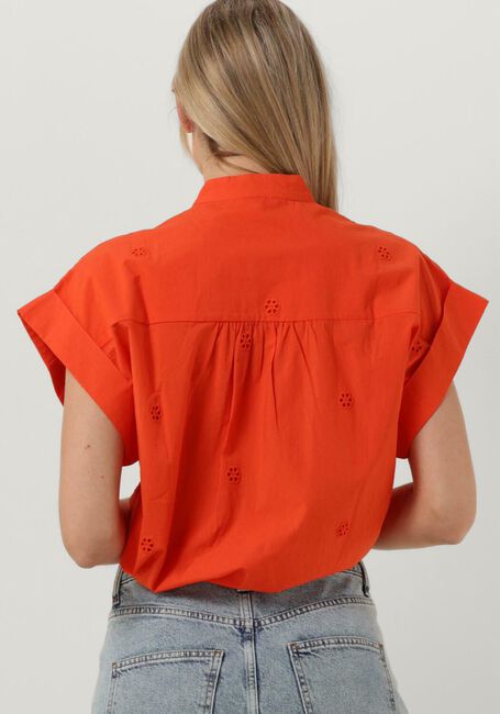 Orangene SUNCOO Blusen LINA - large