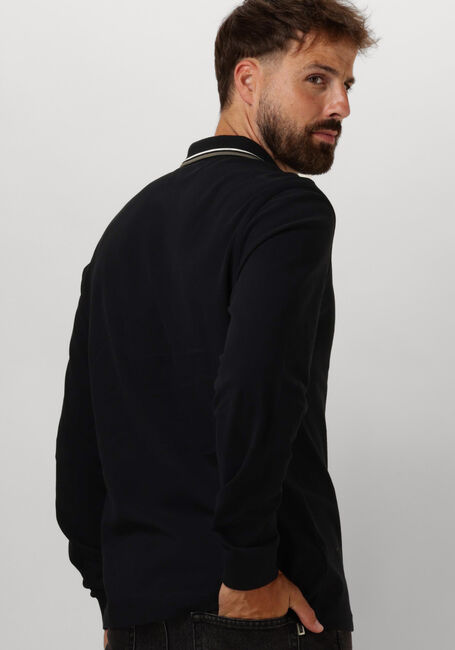 Schwarze FRED PERRY Polo-Shirt TWIN TIPPED FRED PERRY SHIRT LONG SLEEVE - large