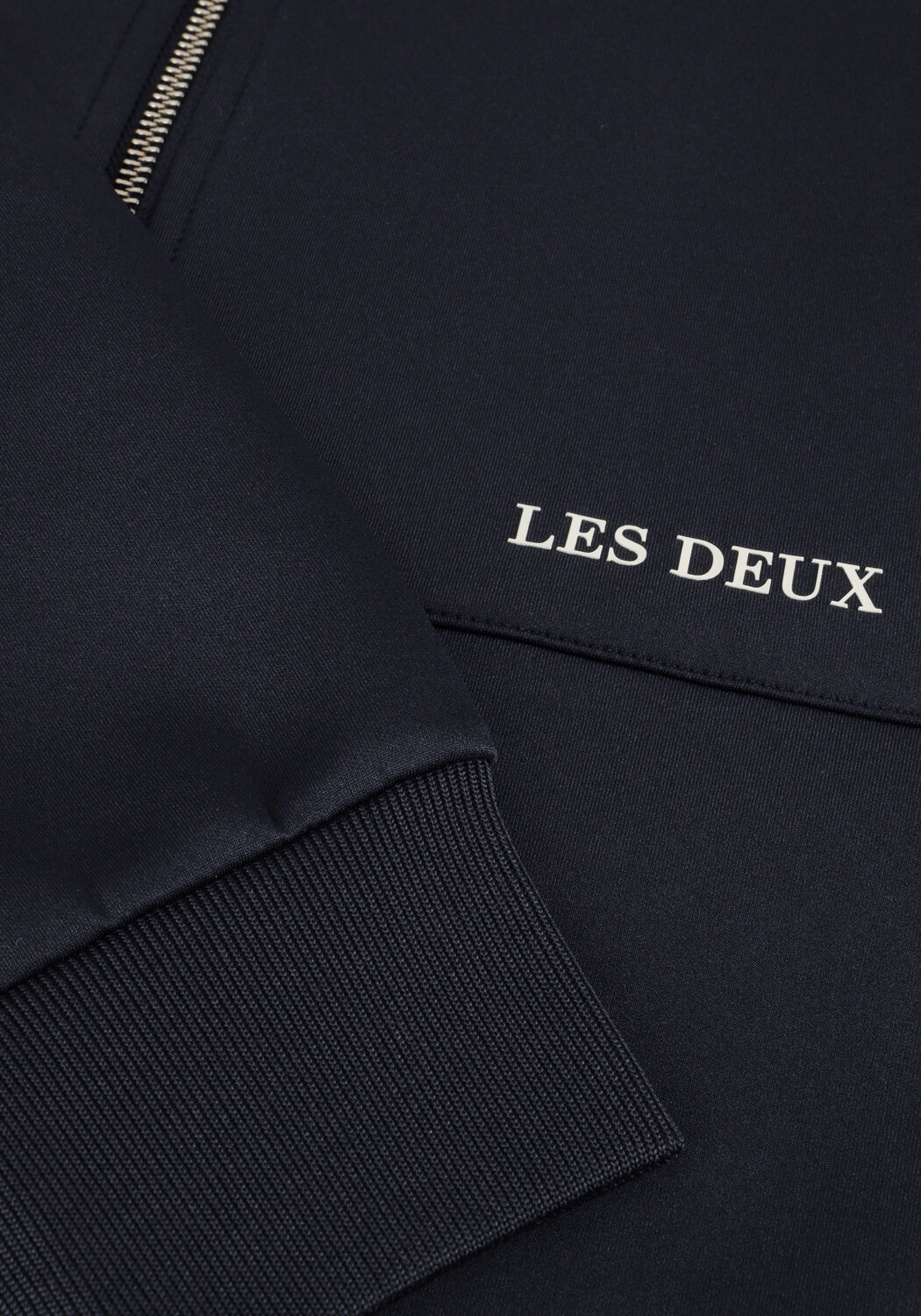 Dunkelblau LES DEUX Strickjacke BALLIER TRACK JACKET - large