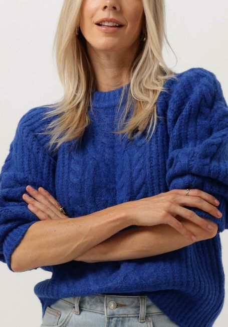 Blaue Y.A.S. Pullover YASSULLA LS KNIT PULLOVER - large