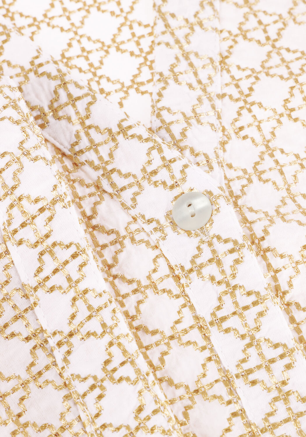 Goldfarbene GREEK ARCHAIC KORI Blusen 350013 - large