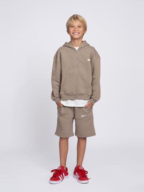 Taupe NIK & NIK Kurze Hose ROCCO SWEATSHORTS - large