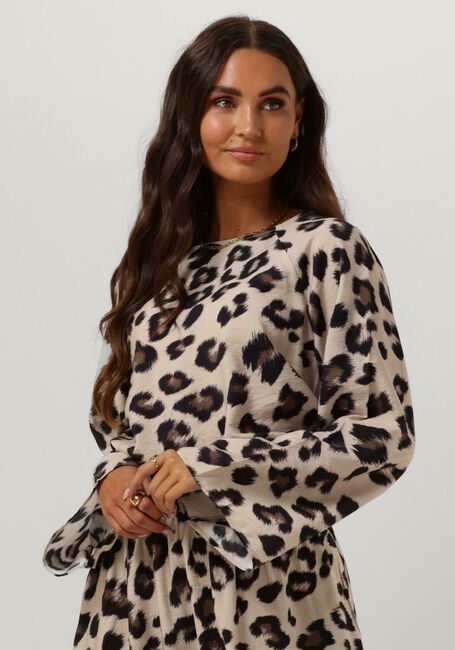 Braune MSCH COPENHAGEN Blusen MSCHMANISA TAILA TOP AOP - large