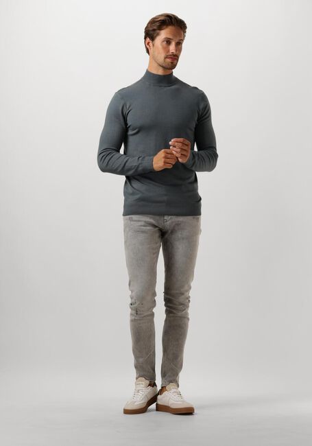 Blaue PURE PATH Rollkragenpullover REGULAR FIT KNITWEAR MOCKNECK801 - large