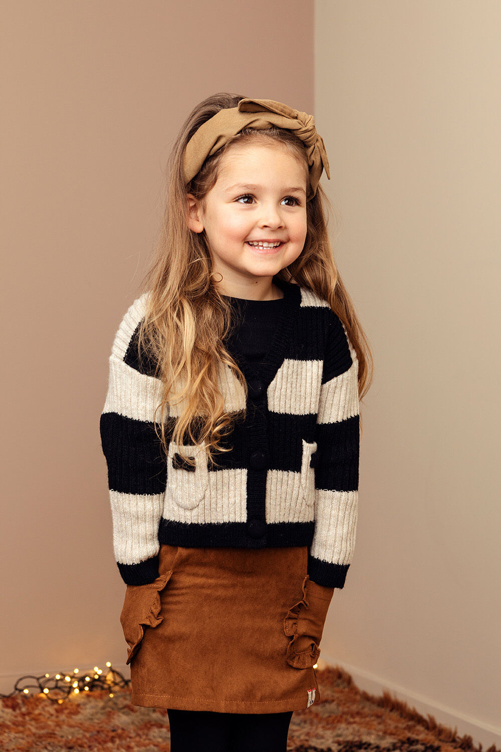 Wei&szlig;e LOOXS Strickjacke 2232-7353 - large