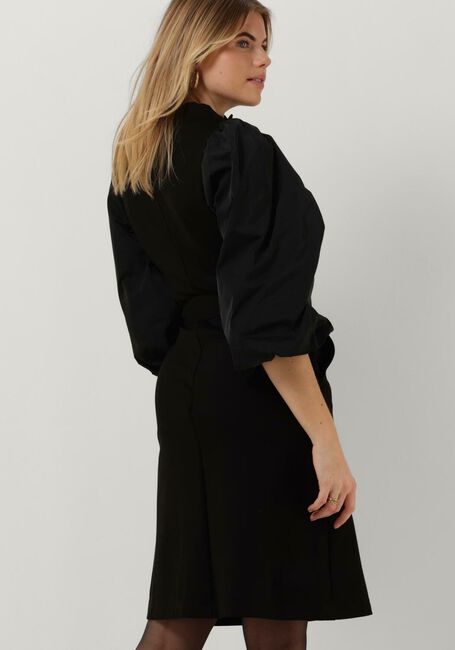 Schwarze SUMMUM Minikleid DRESS PUNTO MILANO - large