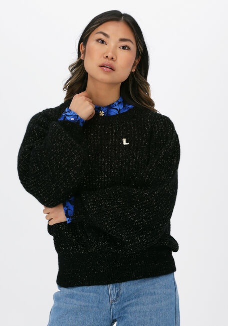 Schwarze FABIENNE CHAPOT Pullover STARRY LUREX PULLOVER - large