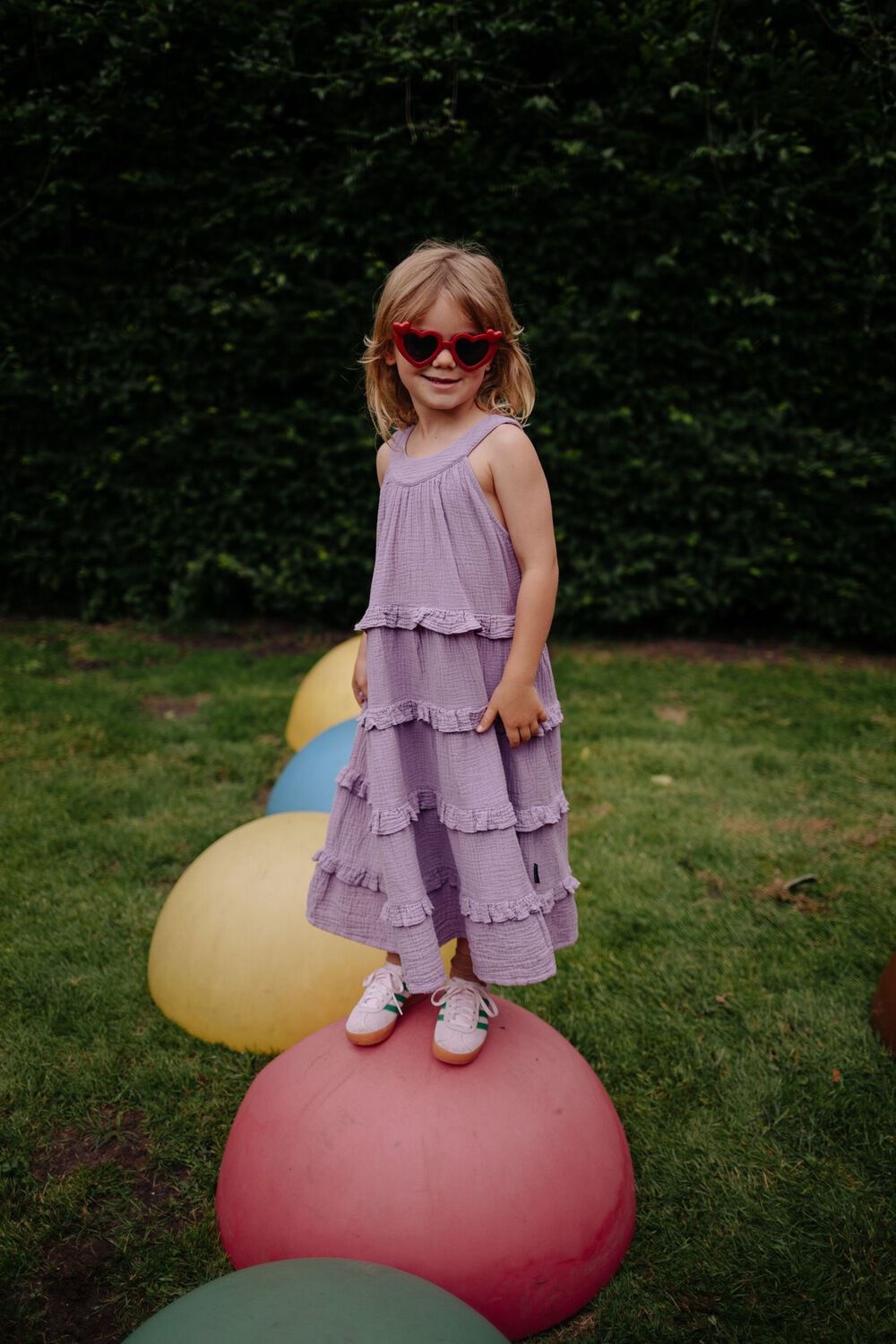 Lila DAILY BRAT Maxikleid DOLLY RUFFLE DRESS - large