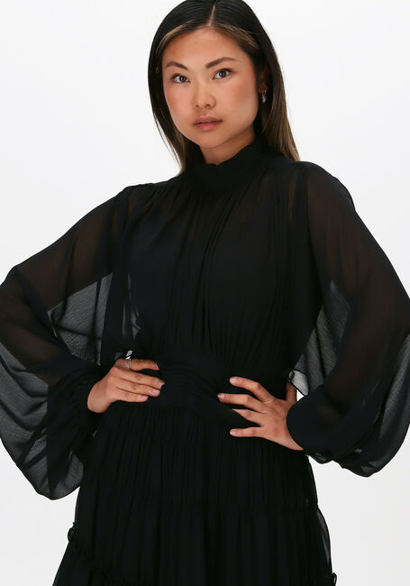 Schwarze Y.A.S. Minikleid YASYVES LS DRESS - SHOW S. - large