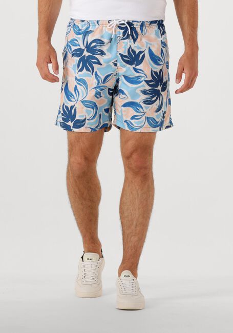 Mehrfarbige/Bunte SHIWI Badehosen MEN MIKE SWIM SHORTS 7 INCH FLORAL LEAFS - large