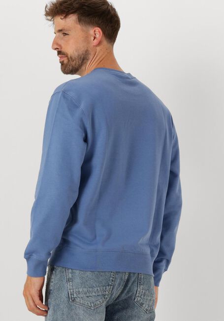 Blaue CALVIN KLEIN Sweatshirt LS EU BADGE 350TERRY CN SWTSHRT - large