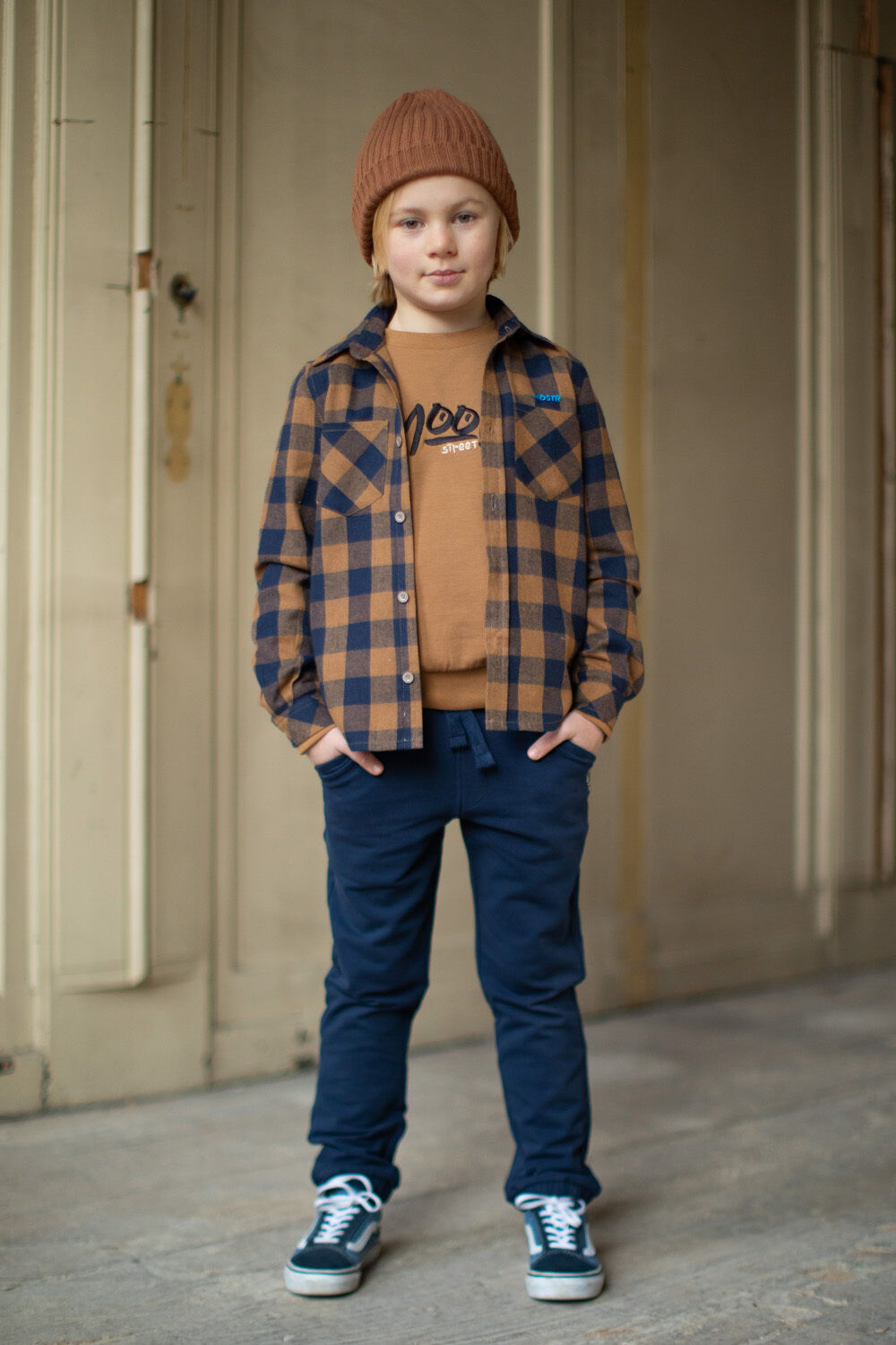 Dunkelblau MOODSTREET Jogginghose SWEAT PANTS BOAZ - large