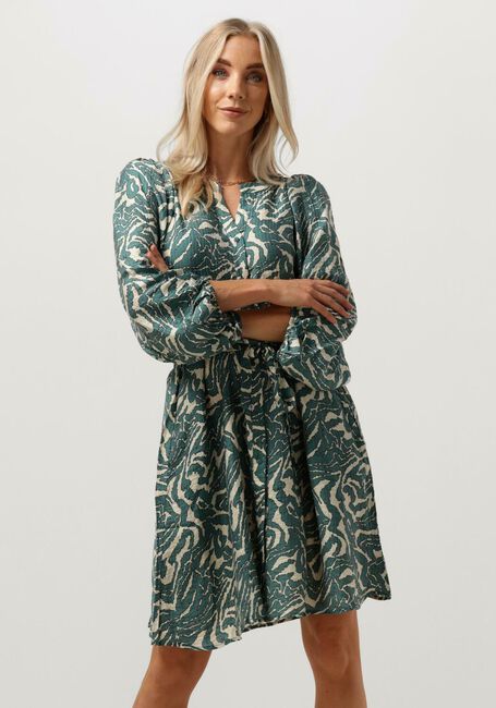 Braune MSCH COPENHAGEN Minikleid MSCHZANETA SHIRT DRESS AOP - large