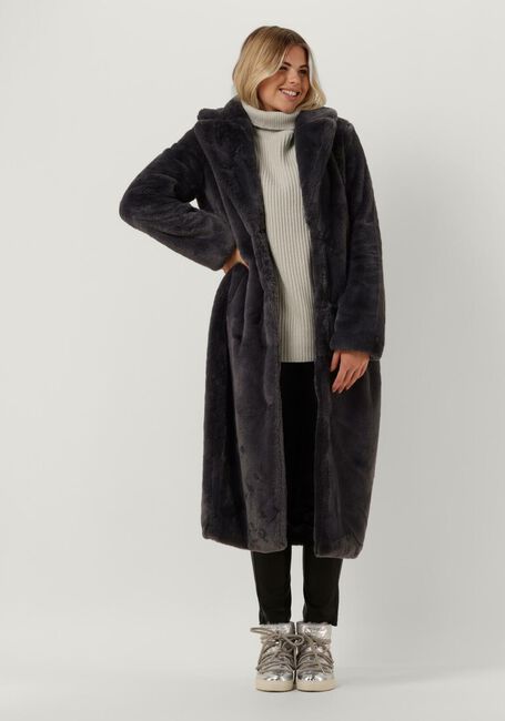 Graue GOOSECRAFT Teddy-Jacke CASABLANCA COAT - large