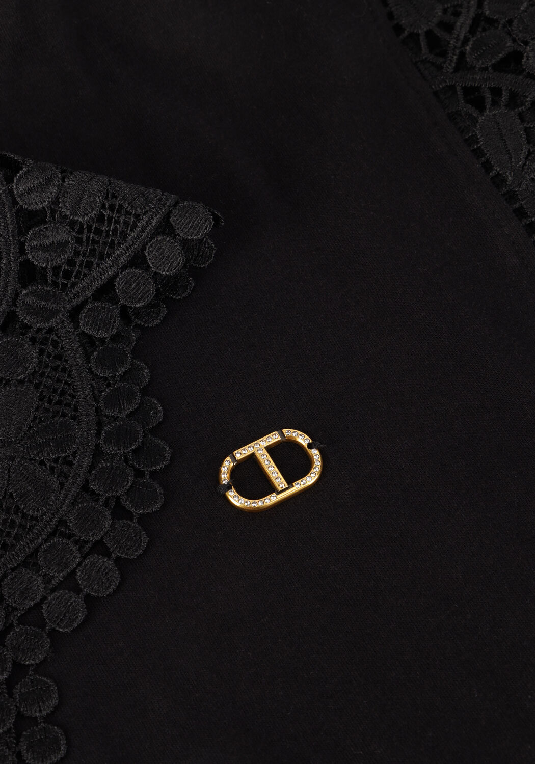 Schwarze TWINSET MILANO Tops & T-shirts 251TT2411 - large