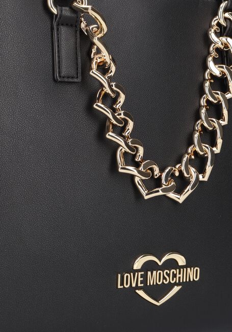 Schwarze LOVE MOSCHINO Handtasche HEART CHAIN 4197 - large