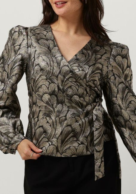 Goldfarbene AAIKO Blusen LYDA PES 456 TOP - large