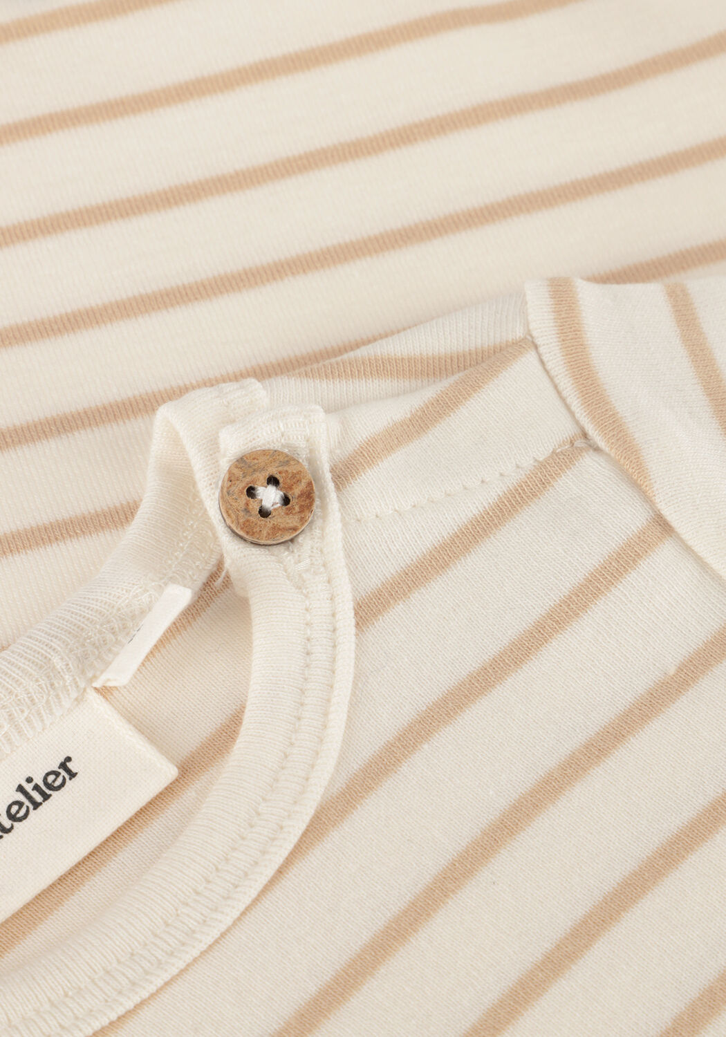 Ecru LIL' ATELIER Strampler NBMGEO ANM SS BODY LIL - large