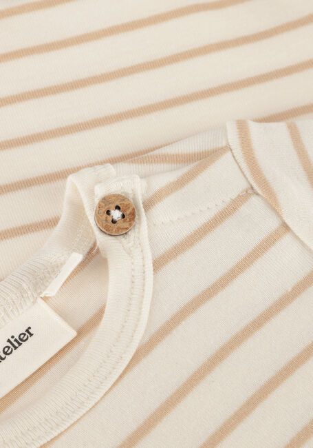 Ecru LIL' ATELIER Strampler NBMGEO ANM SS BODY LIL - large