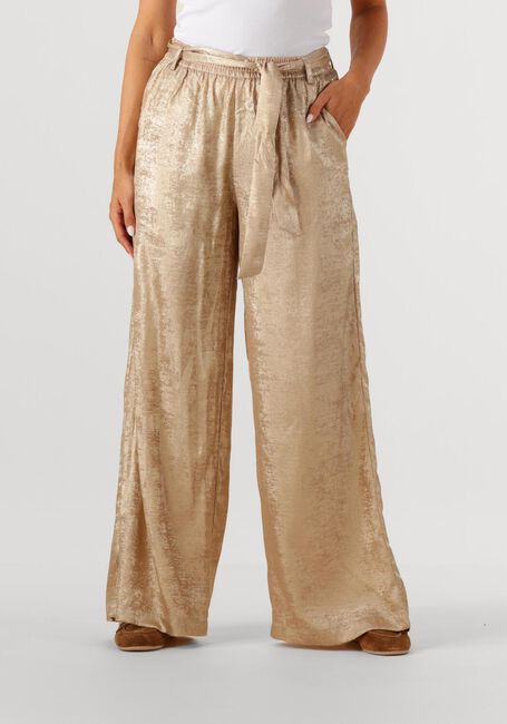Goldfarbene SUMMUM Hose PANTS METALLIC LAMEE - large