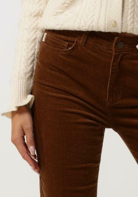 Braune FABIENNE CHAPOT Schlaghose EVA CORDUROY FLARE TROUSERS - large