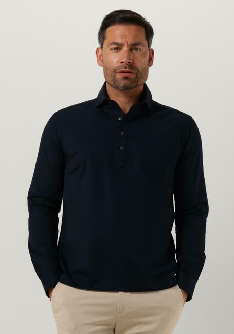Dunkelblau GENTI Klassisches Oberhemd S7096-1175 - large