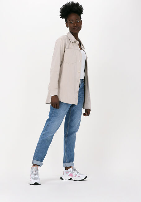 Sand SIMPLE Blusen WOVEN SHACKET - large