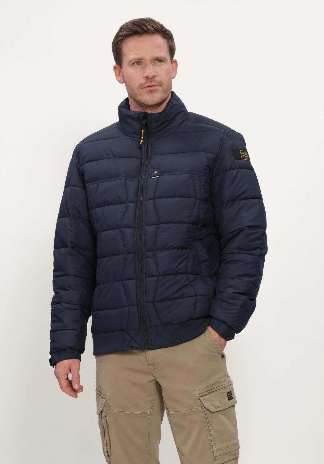 Dunkelblau PME LEGEND Wattierte Jack FLIGHT JACKET EXPEDITOR BRIGHTSTER - large
