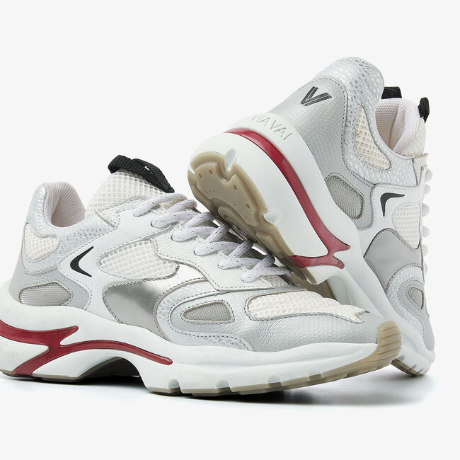 Silberne VIA VAI Sneaker Low VESPER DUE - large