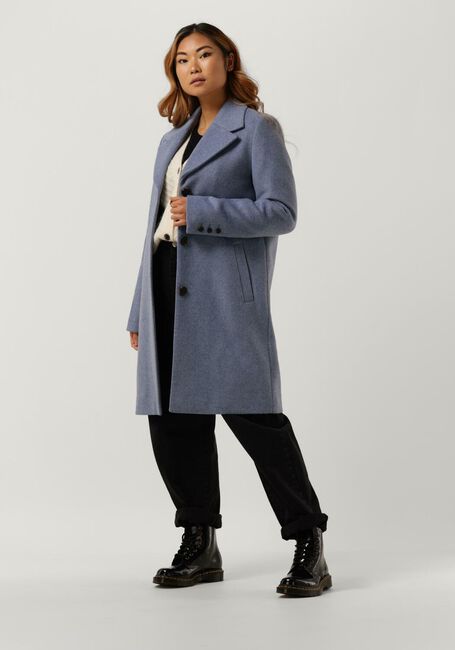 Graue SELECTED WOMEN Mäntel NEW SASJA WOOL COAT B - large