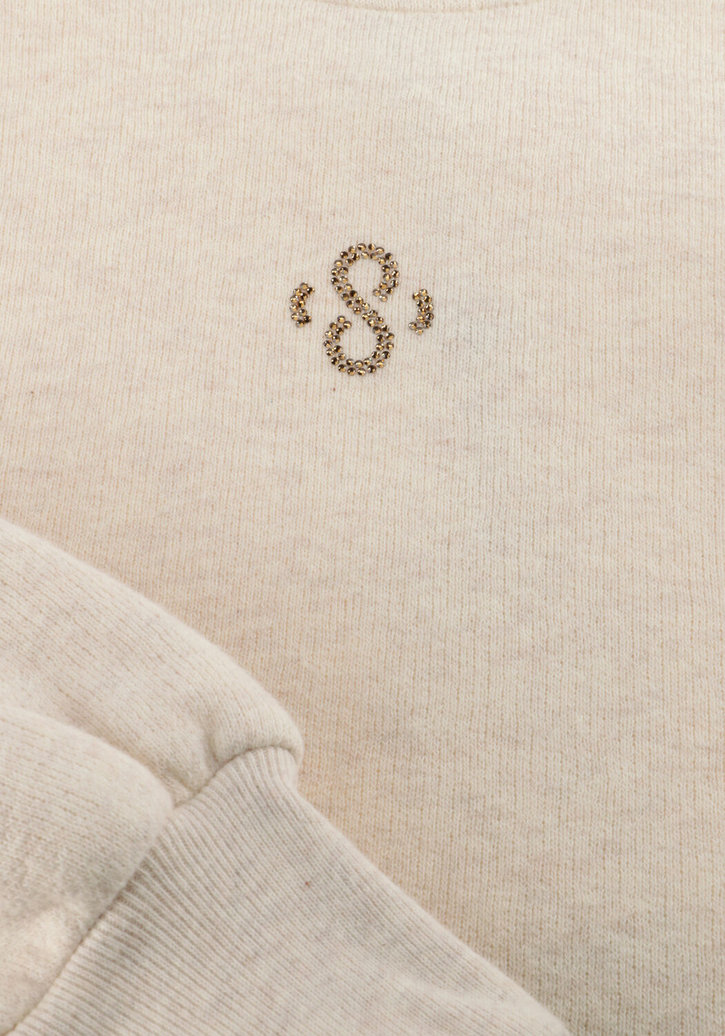 Ecru SUMMUM Pullover SWEATSHIRT SOFT SWEAT - large