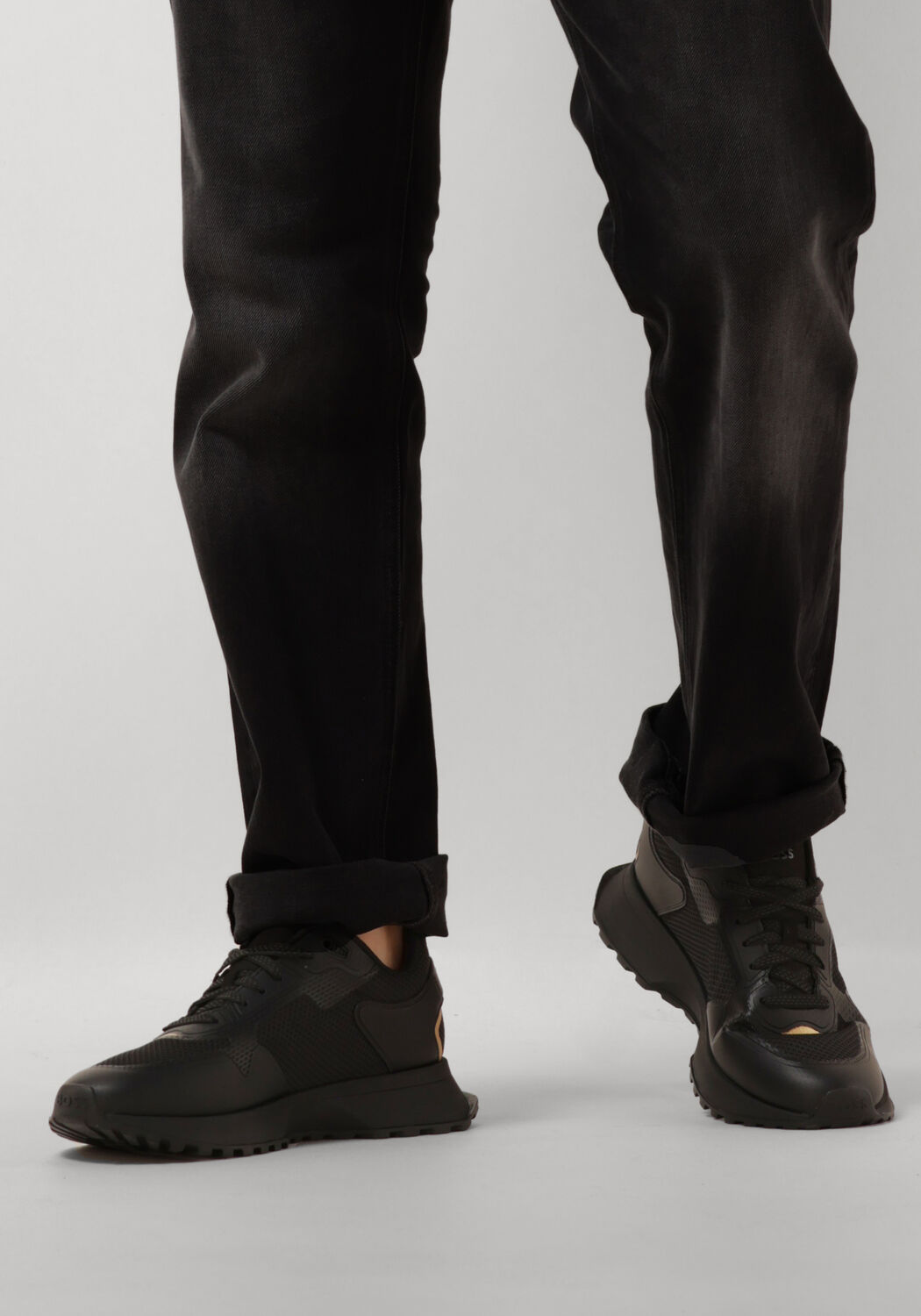 Schwarze BOSS Sneaker Low JONAH RUNN - large