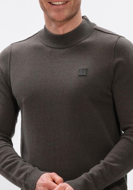 Braune BUTCHER OF BLUE Pullover CLIFDEN MOCK - large