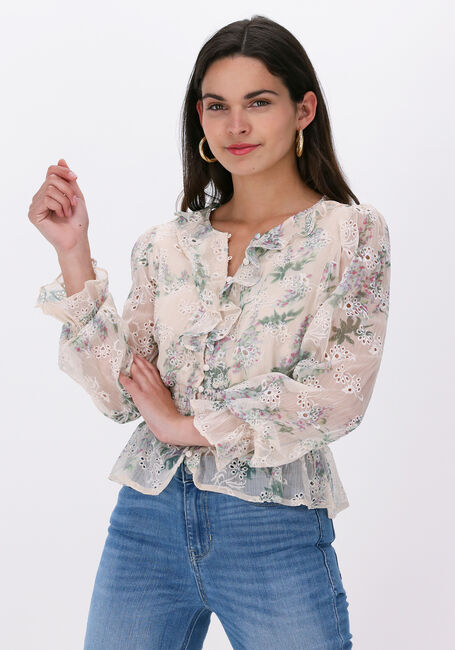 Ecru GUESS Blusen LS YUMI TOP - large