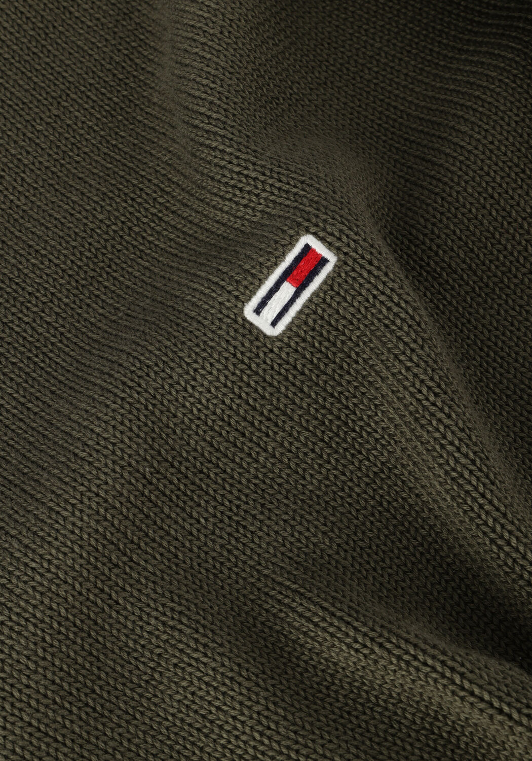 Dunkelgr&uuml;n TOMMY JEANS Sweatshirt TJM SLIM ESSNTLS C-NECK SWEATER - large