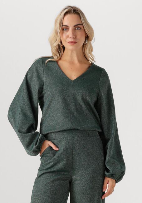 Dunkelgrün STUDIO ANNELOES Top CLAUDINA SPARKLE TOP - large