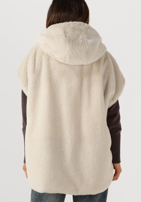 Creme BEAUMONT Fake-Fur-Jack KORI BODYWARMER - large