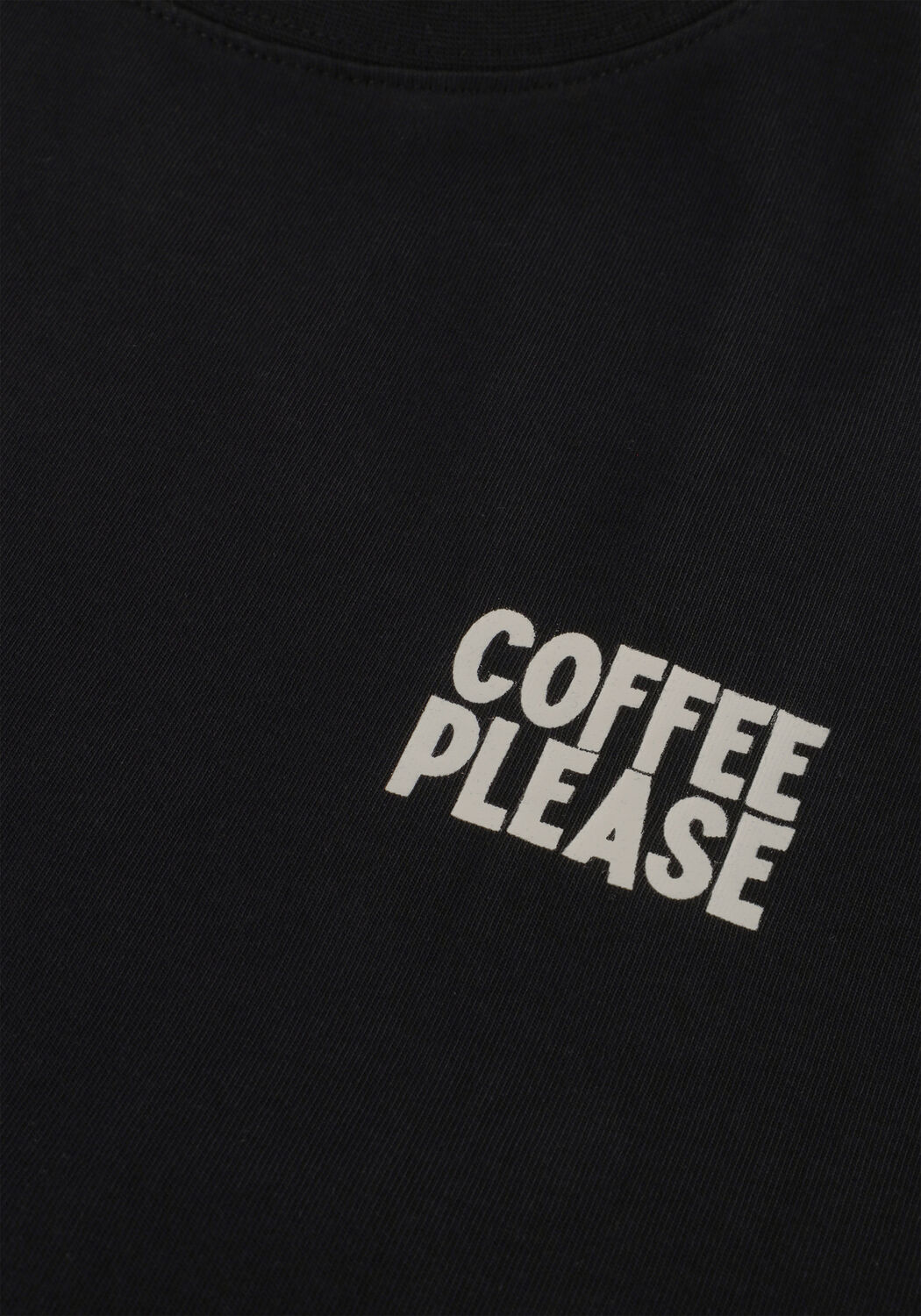Schwarze ANERKJENDT T-shirt AKVILLADS COFFEEPLEASE SS TEE - large