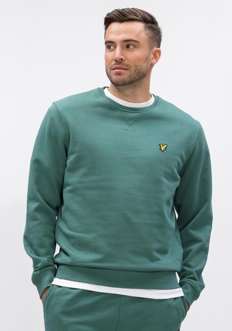 Gr&uuml;ne LYLE & SCOTT Sweatshirt CREW NECK SWEATSHIRT - large