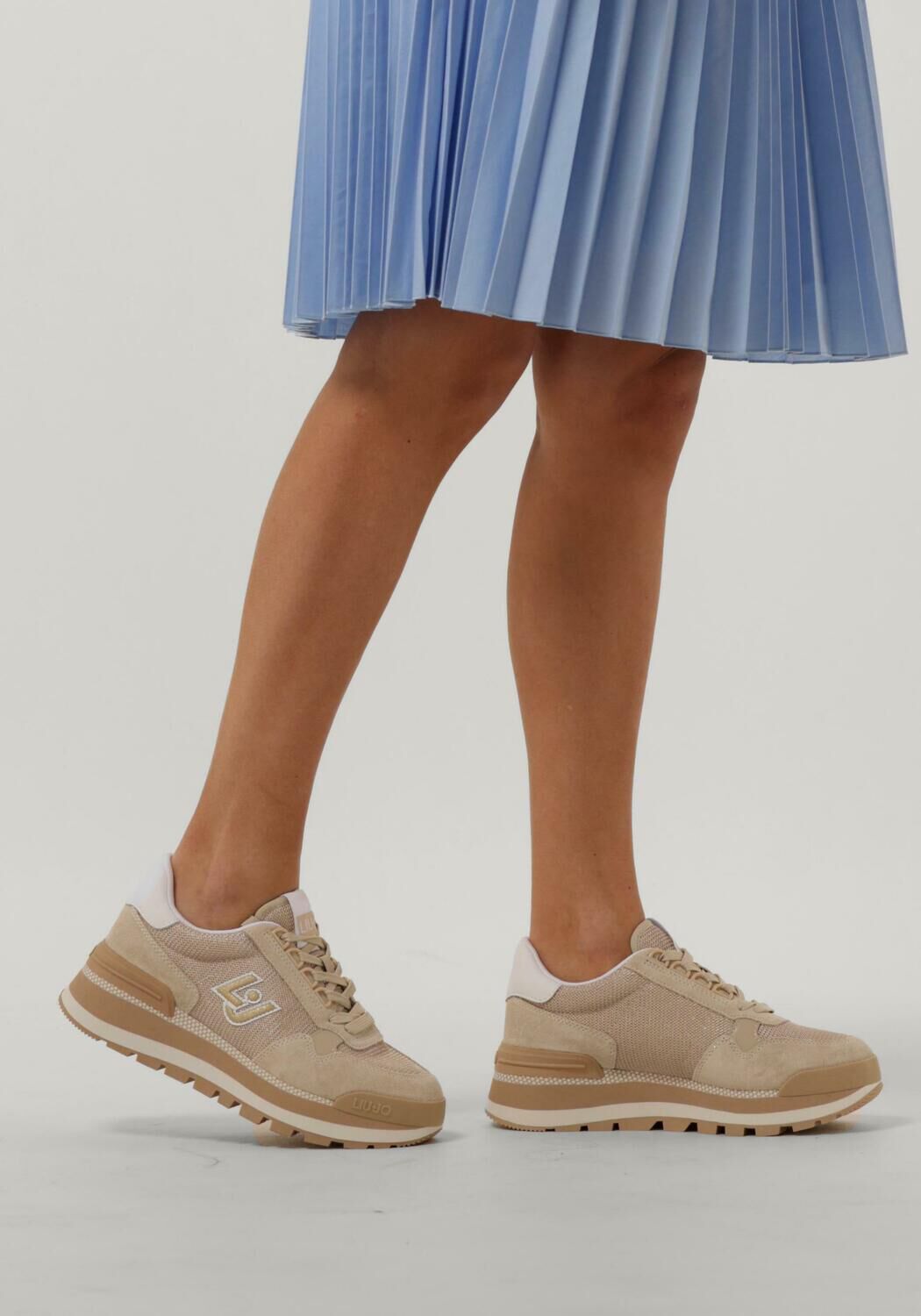 beige liu jo sneaker low amazing 16