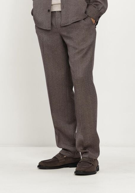 Braune PROFUOMO Hose TROUSER MOULINE - large