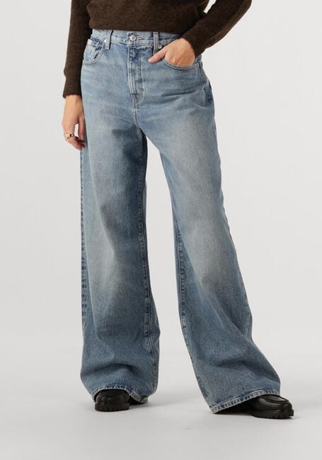 Hellblau CALVIN KLEIN Wide jeans THE WIDE LEG BLUE GULF - large