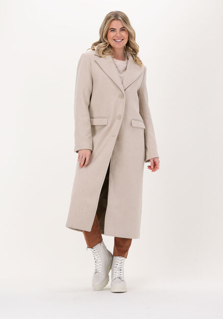 Taupe RIANNE MEIJER x NA-KD Mäntel SEAM DETAIL COAT - large